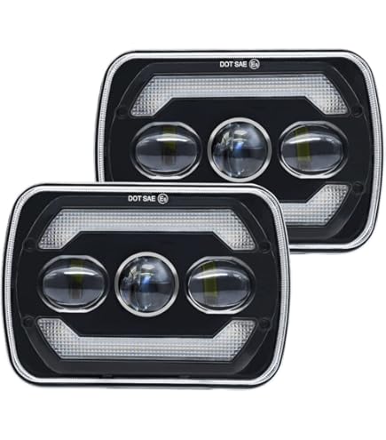 Amazon | Q2-2B 角型ヘッドライト LEDヘッドライトバルブ RGB LED